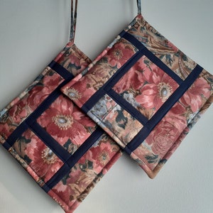 Pot Holders Cotton Quilted  Pot Holders Kitchen Textile Set Of Two