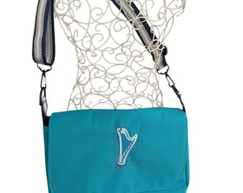 Large harpist shoulder bag