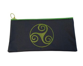 Celtic pattern pencil case