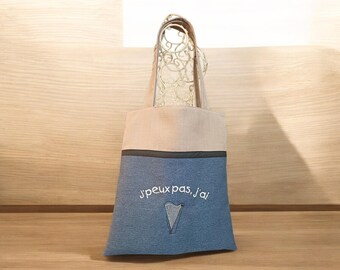 Tote bag "I can't, I have a harp"