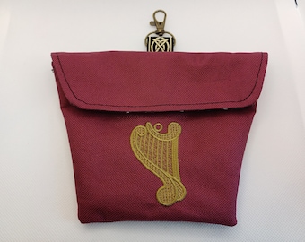 Celtic harp tuning key case