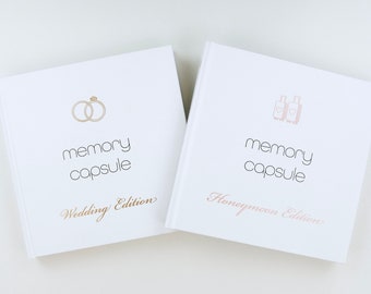 Polaroid Wedding & Honeymoon Moments Bundle - Perfect Wedding Present. Personalized Wedding Photo Album. Instax Mini Polariod Memory Capsule