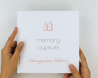 Polaroid Honeymoon Moments & Memories! Perfect Wedding Present. Personalized Honeymoon Photo Album. Instax Mini Honeymoon Memory Capsule.
