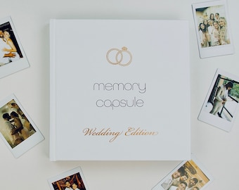 Polaroid Wedding Guest Book & Moments! Perfect Wedding Present. Personalized Wedding Photo Album. Instax Mini Polariod Wedding Guest Book.