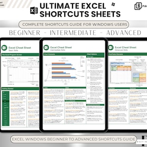 Excel Shortcuts Excel Shortcuts for Windows Excel Super Shortcuts Excel Shortcuts Guide Beginner Intermediate Advanced Excel Course Shortcut