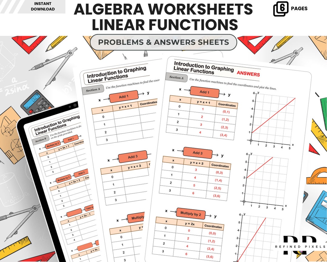 Algebra Worksheets Algebra 1 Algebra Worksheet Algebra Teacher Digital ...