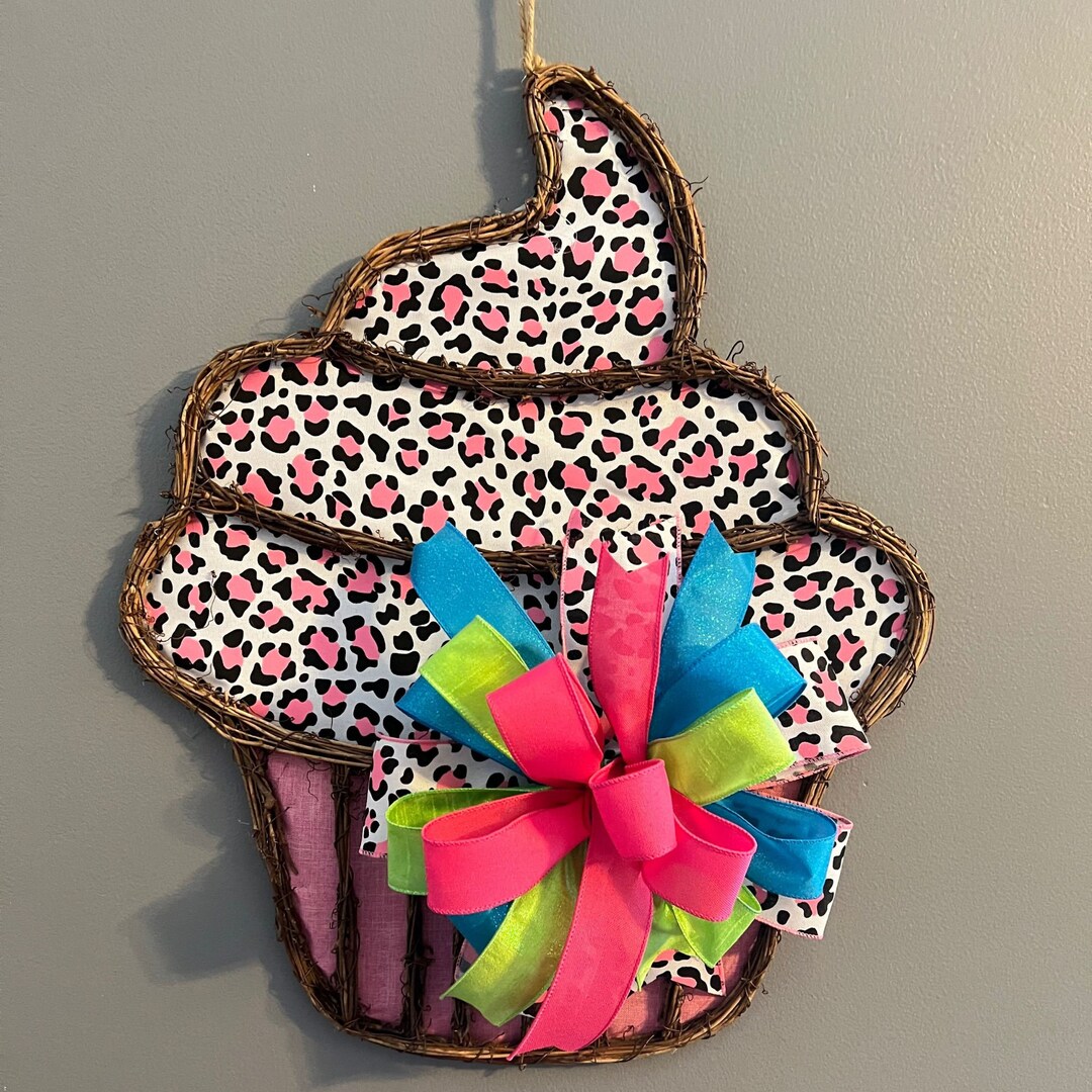 Birthday Cupcake for Door, Birthday Cupcake for Daughter, Office