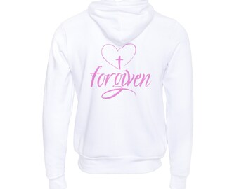 Forgiven Women's Hoodie Sweater | Christian Women's Clothing