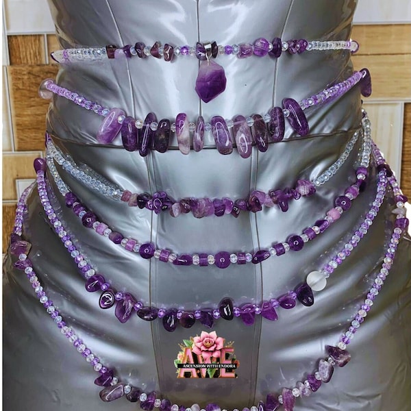 Pure Amethyst Waist Beads