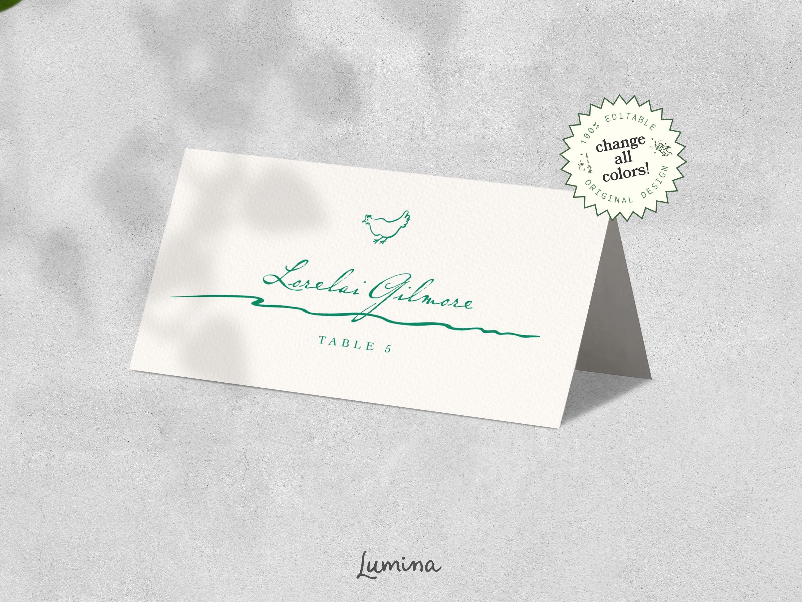 HANDWRITTEN MENU TEMPLATE, Cursive Wedding Menu, Whimsical Vines, Hand ...