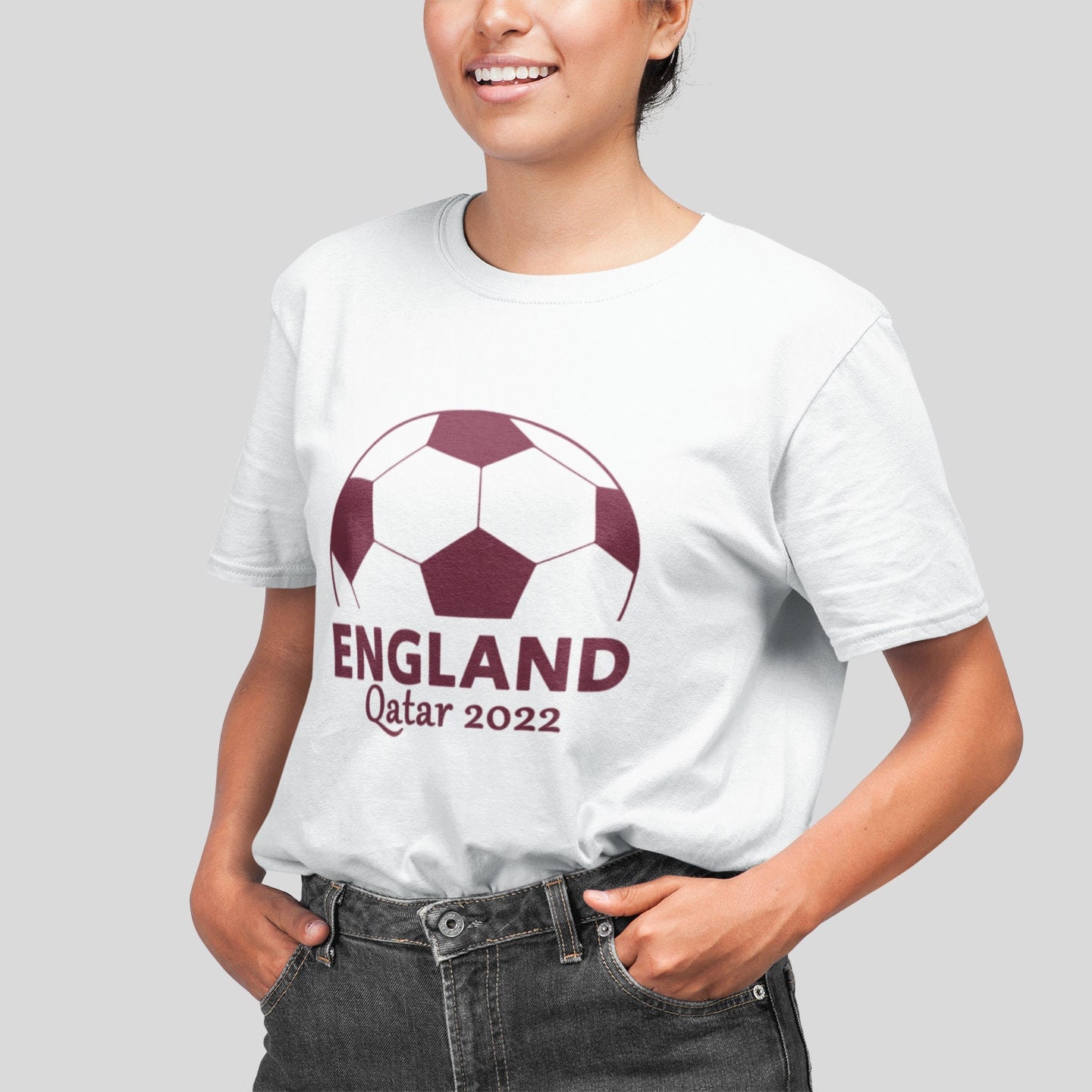 Discover ENGLAND Football TShirt, World Cup 2022 Supporter T Shirt