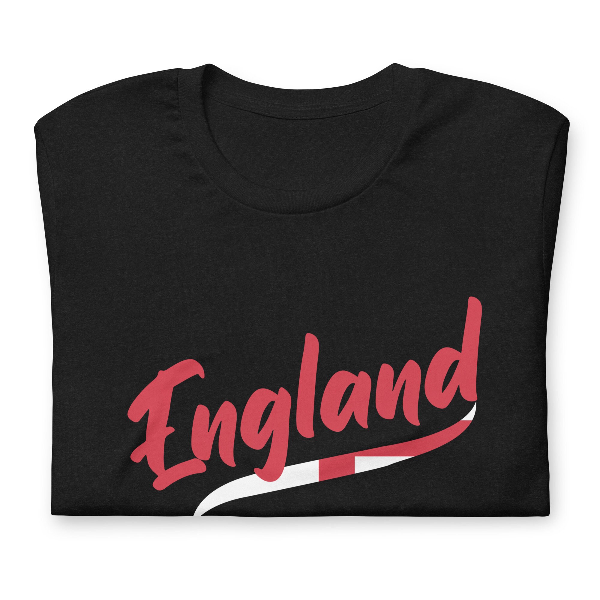 Discover Adult ENGLAND Country Flag Name Football T-Shirt