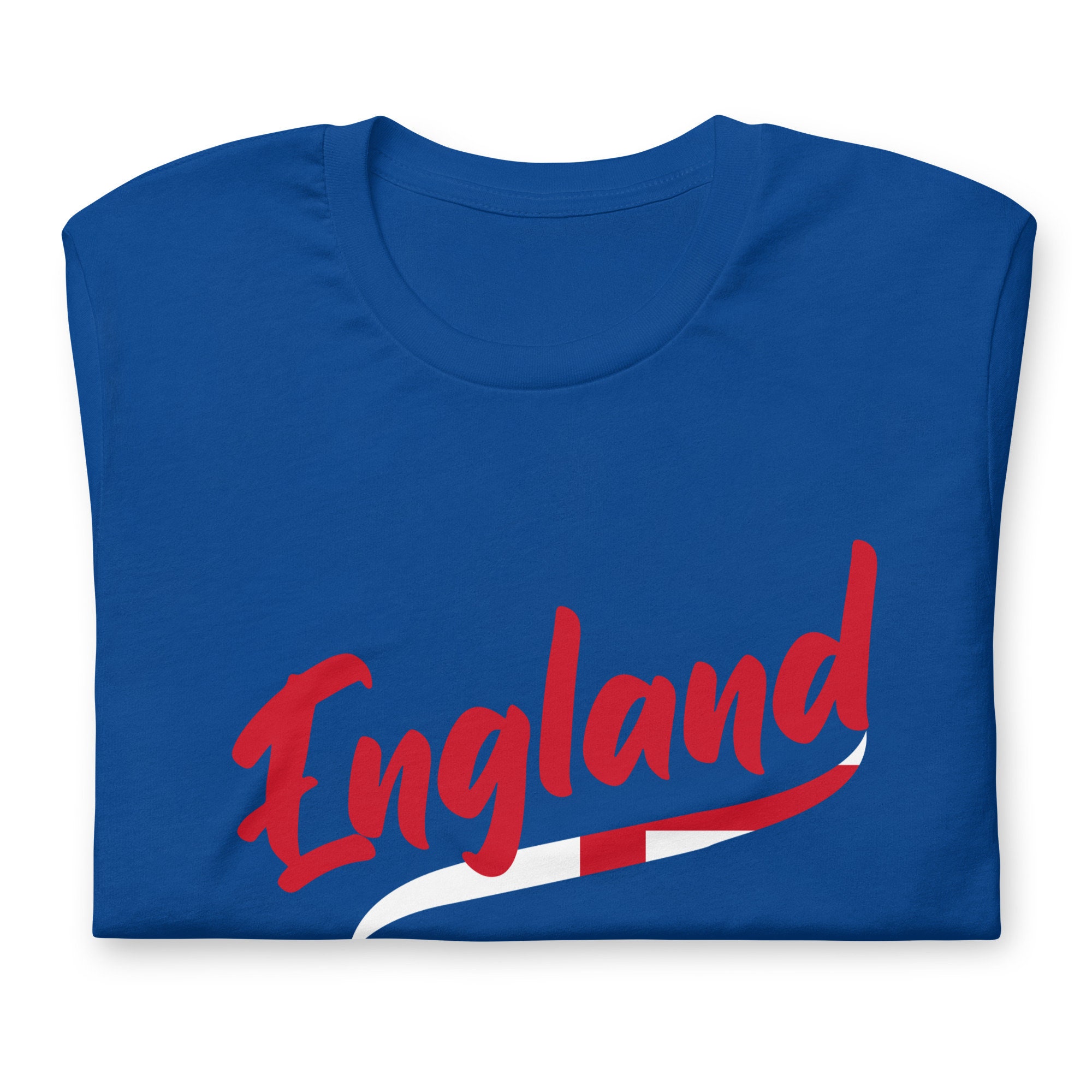 Discover Adult ENGLAND Country Flag Name Football T-Shirt