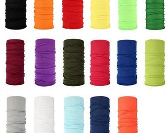 Multifunctional scarf, loop scarf, tube scarf, bandana, neckerchief for outdoor sports and leisure