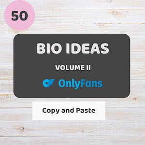 50 OnlyFans Bio 2023  | Onlyfans Bio Templates and Examples 2023 | Onlyfans biography | Profitable Bios for Adult Creators Fansly, Reddit