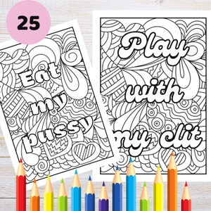 Sex Swear Word Coloring Book For Adults: Funny Gift Sexual Fantasy  (Paperback)