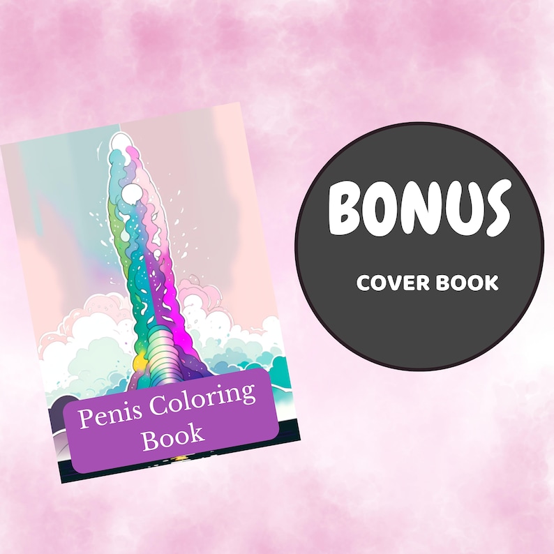 20 in 1 Penis Coloring Book Dildo Adult Coloring Pages Big - Etsy