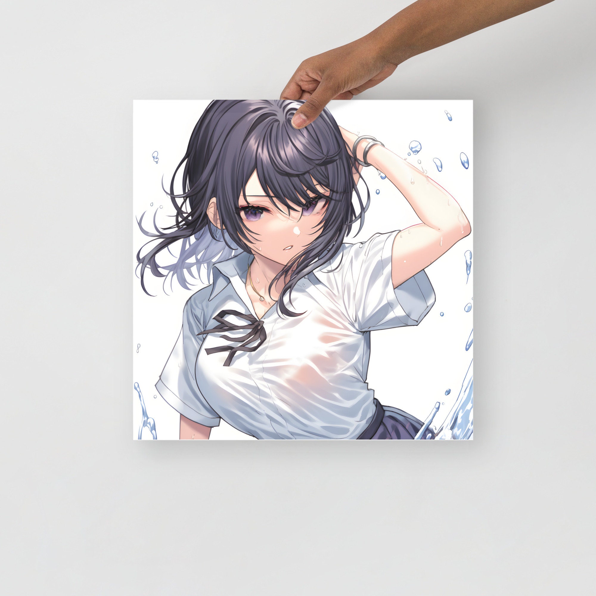 Anime Girls Illustration Fan Art Digital Art Poster Paper Print