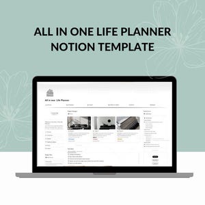All In One Life Planner | Notion Planner