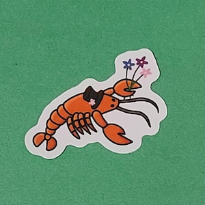 Snazzy Lobster sticker