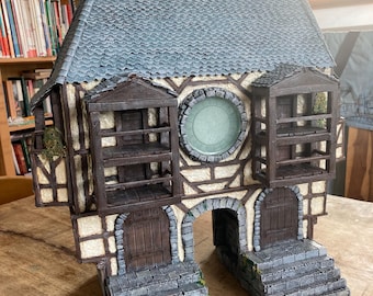 ウォーゲーム「エイジ・オブ・シグマー」「ウォーハンマー」「モルドハイム」などに適した塗装済み卓上マンション