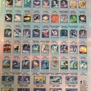 Bella Sara Starlights Tarjetas regulares 1-55, pegatinas y láminas