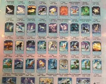Cartes classiques Starlights Bella Sara 1-55, autocollants et films métalliques