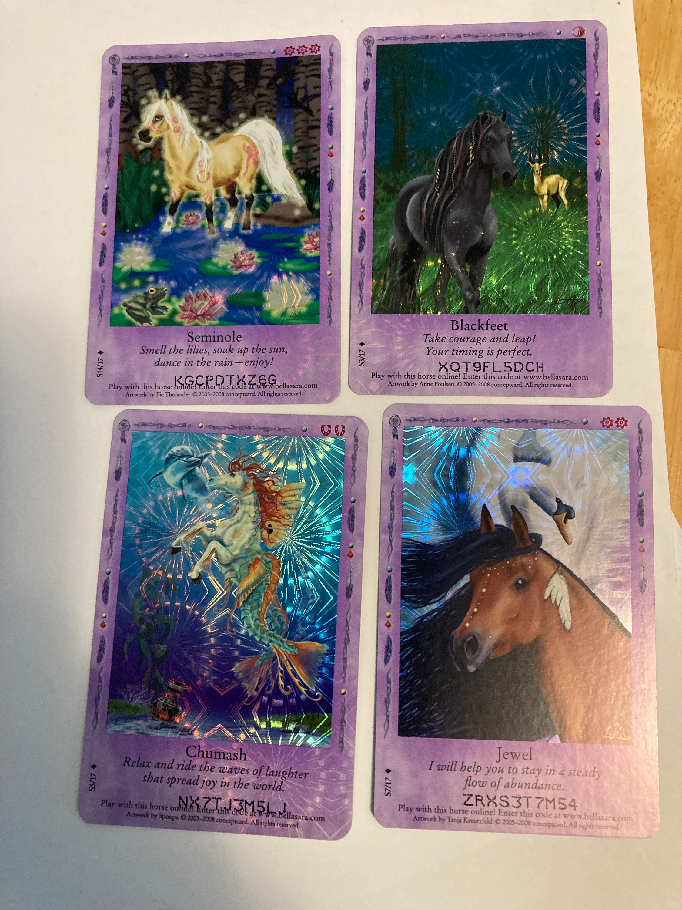 Bella Sara Foils, Packs, and Promos Etsy