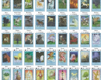 Cartes d'aurores boréales Bella Sara 1 à 55