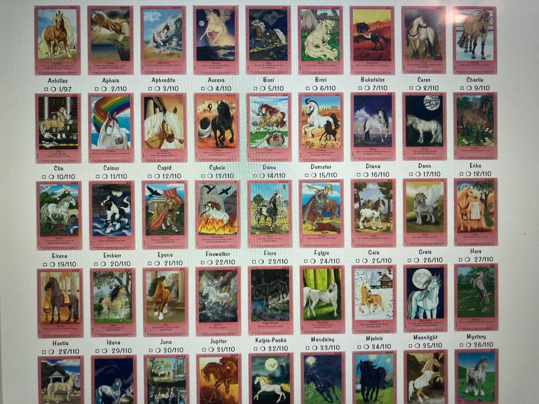Mythology Common Cards 1-56 - Etsy