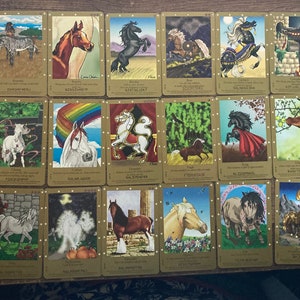 Cartas comunes de la segunda serie de Bella Sara (cartas 1 a 58)