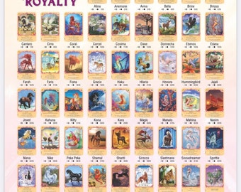 Cartes et autocollants communs Bella Sara Royalty