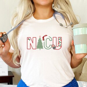 NICU Christmas shirt, Neonatal nurse christmas shirt, neonatal nurse practitioner shirt, neonatologists holiday shirt