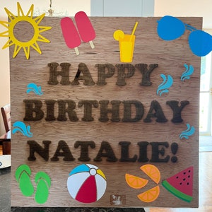 Happy Birthday Sign