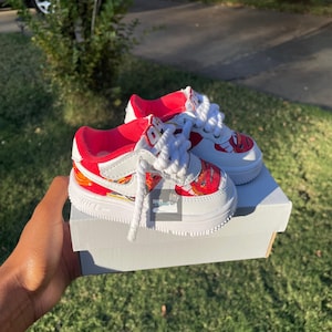 Lightning McQueen Custom Shoes, Lightning McQueen Shoes, Disney Cars Custom Shoes, Cars Custom Shoes, Cars Air Force 1