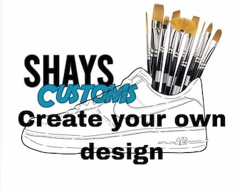 Custom Shoe Create Your Own Design, Custom Sneakers, Custom Shoes ALL SIZES