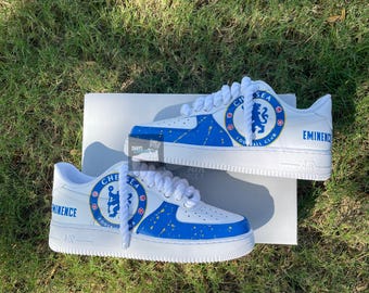 Chelsea Custom Sneakers, Chelsea Air Force 1, Chelsea Team Shoes, Chelsea Shoes, Chelsea Sneakers