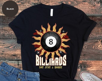 Billiards 8-Ball T-Shirt: Pool Player Gift