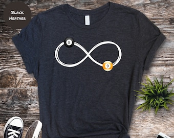 Infinity poolshirt voor 8 en 9 ballen