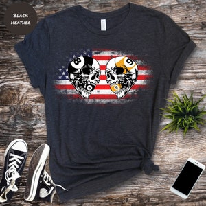 Great Pool Billiards Skull T-Shirt & Gift Great Pool Billiards Skull T-Shirt & Gift