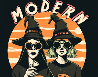Modern Witches Club Vol 1 Diseño de camisa 2