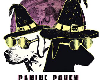 Aquelarre Canino Labradores Negro y Amarillo Descarga Digital PNG/SVG