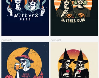 Modern Witches Club Volumen 1 Póster 3-Pac Envío Gratis