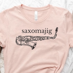 saxomajig, saxophone shirt, saxophone gift, band teacher gift, funny music shirt, funny saxophone shirt, retro music shirt, music shirt