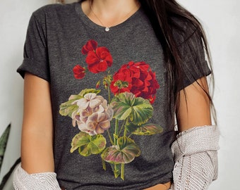 vintage flower shirt, flower shirt, flower lover, nature lover, floral shirt, gift for mom, boho shirt, retro flower shirt, mothers day gift