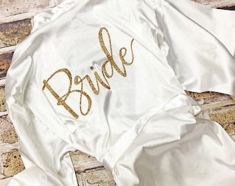 Bride robe | bridesmaid robe | custom robe | wedding robe | bridal party robe | bridesmaid gift