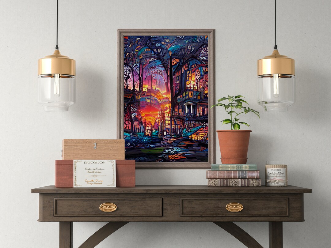 Modern Abstract Digital Print - Instant Downloads, Printable Wall Art ...