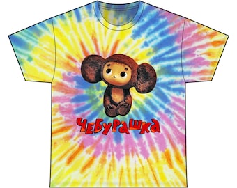 Cheburashka Tie Dye Cotton Tee