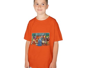 Back  To  School  Soviet  Cartoon  Nostalgia  Kids cotton  Tee