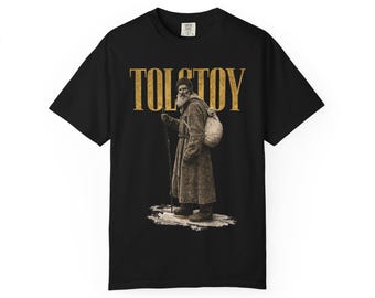 Tolstoi Porträt T-Shirt russische Literature Tee